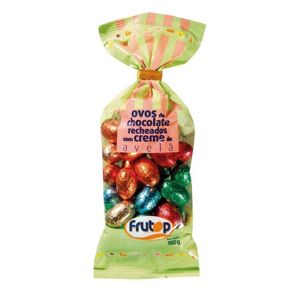 Ovos Chocolate Recheados com Creme de Avelã Frutop