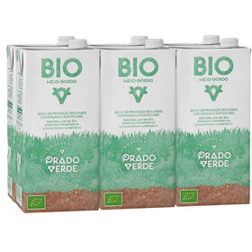 Leite Meio Gordo Bio Prado Verde