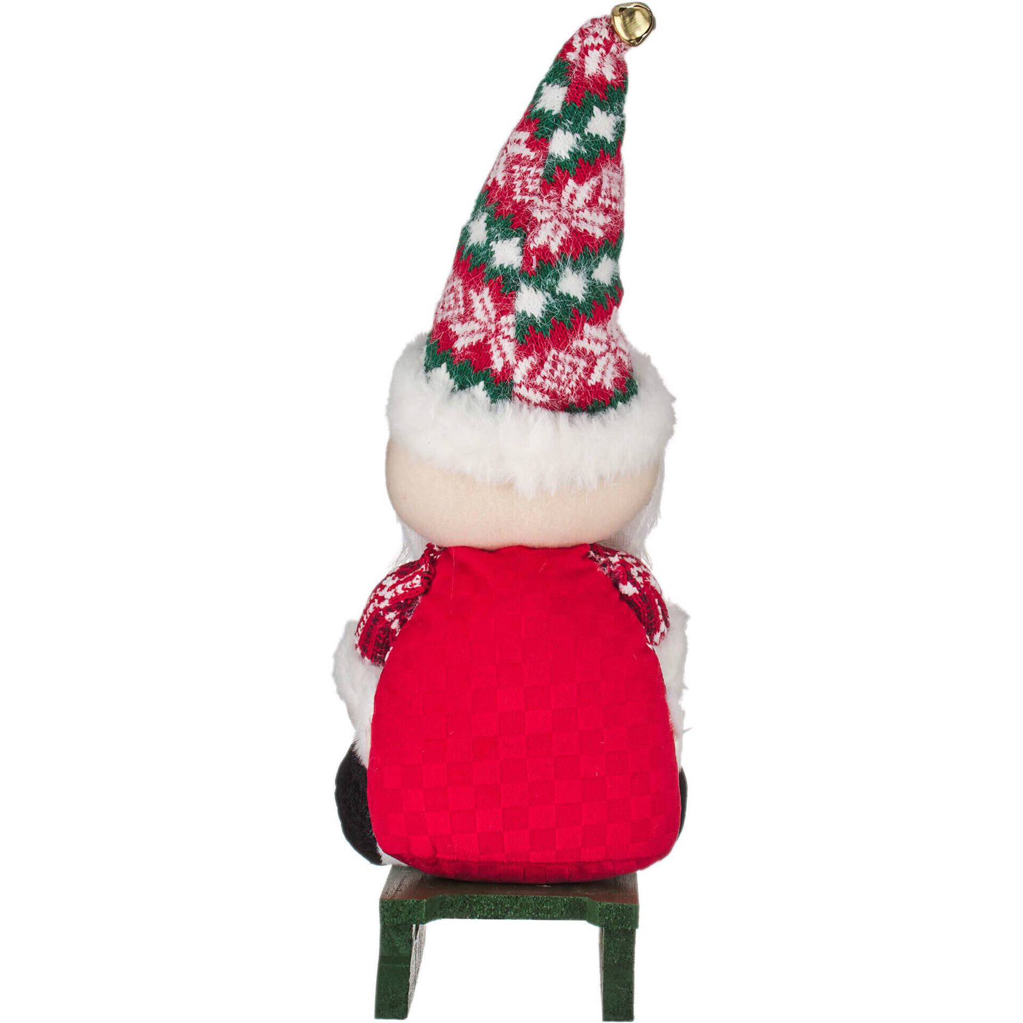 Boneco Pai Natal Trenó 30cm