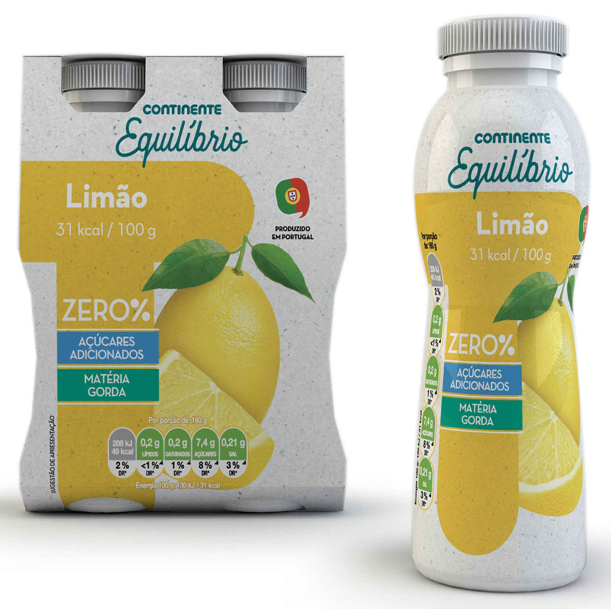 Iogurte Líquido Magro Limão