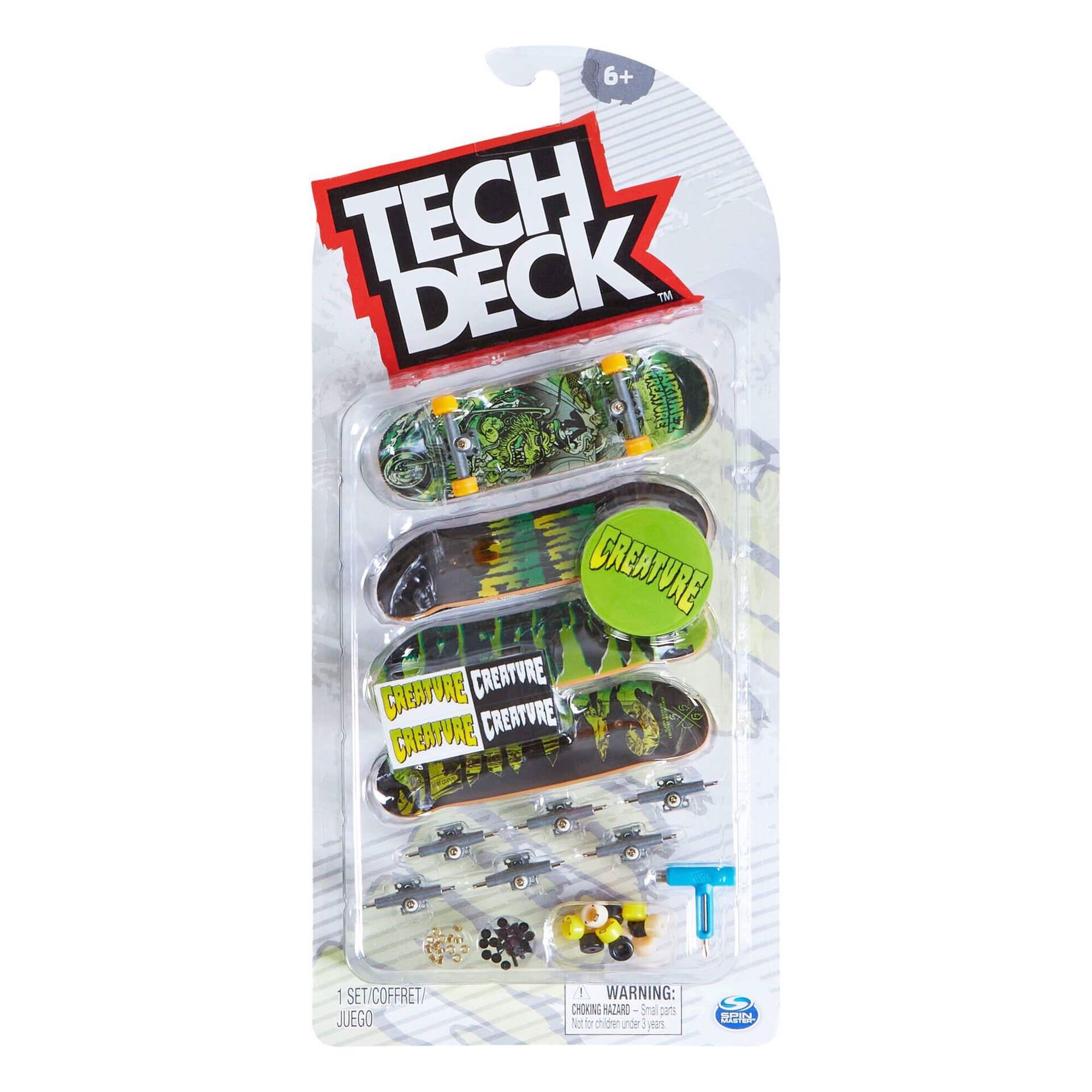 Pack 4 Skates Tech Deck (vários modelos)