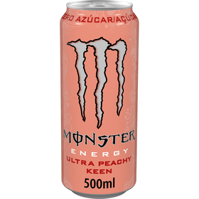 Bebida Energ&eacute;tica Ultra Peach sem A&ccedil;&uacute;car Monster
