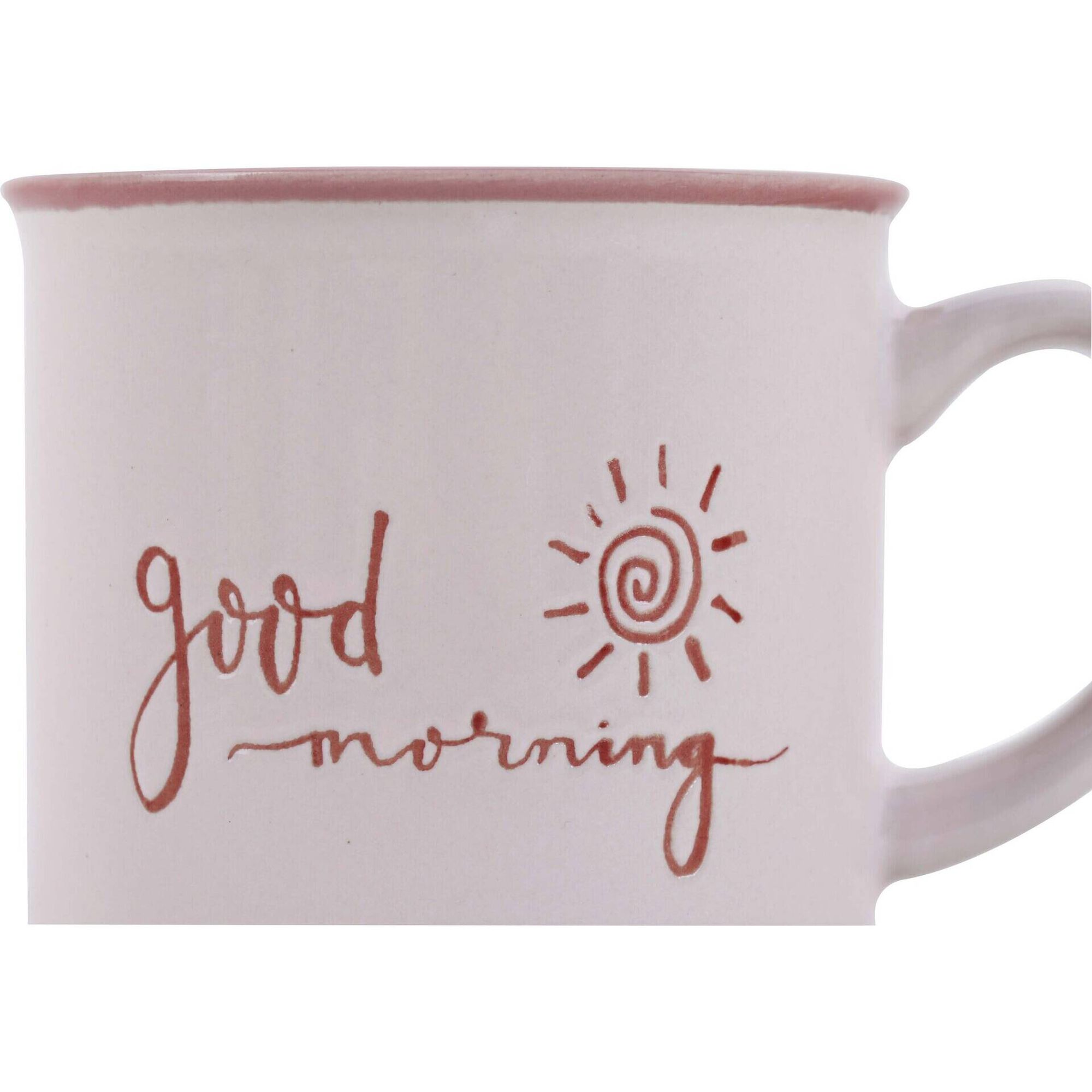 Caneca 330ml Rosa Interior Colorido Kasa