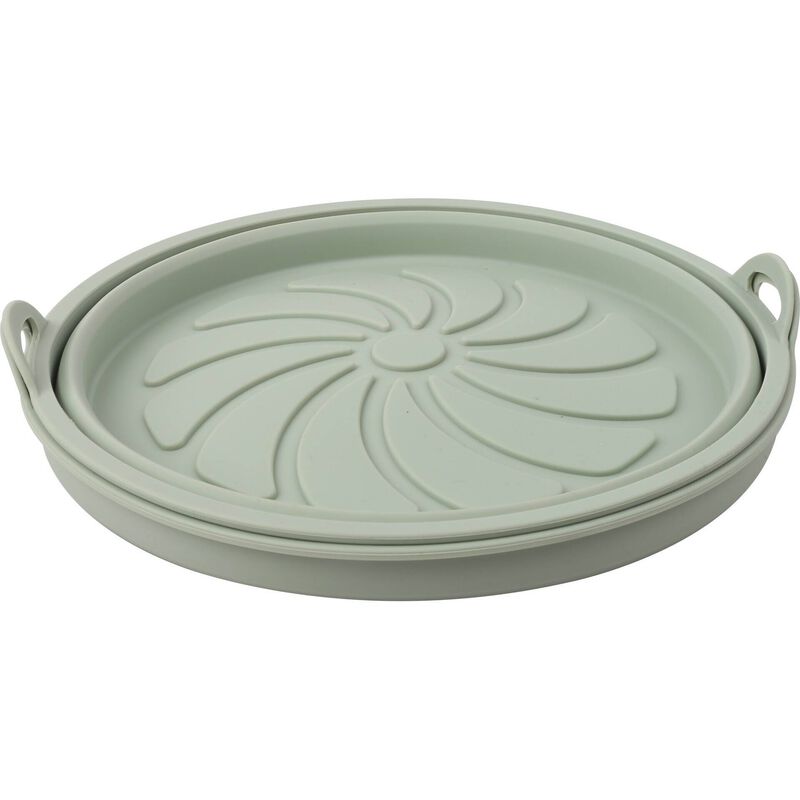 Conjunto 2 Bases Silicone para Fritadeira sem Óleo Redondas Bazarão