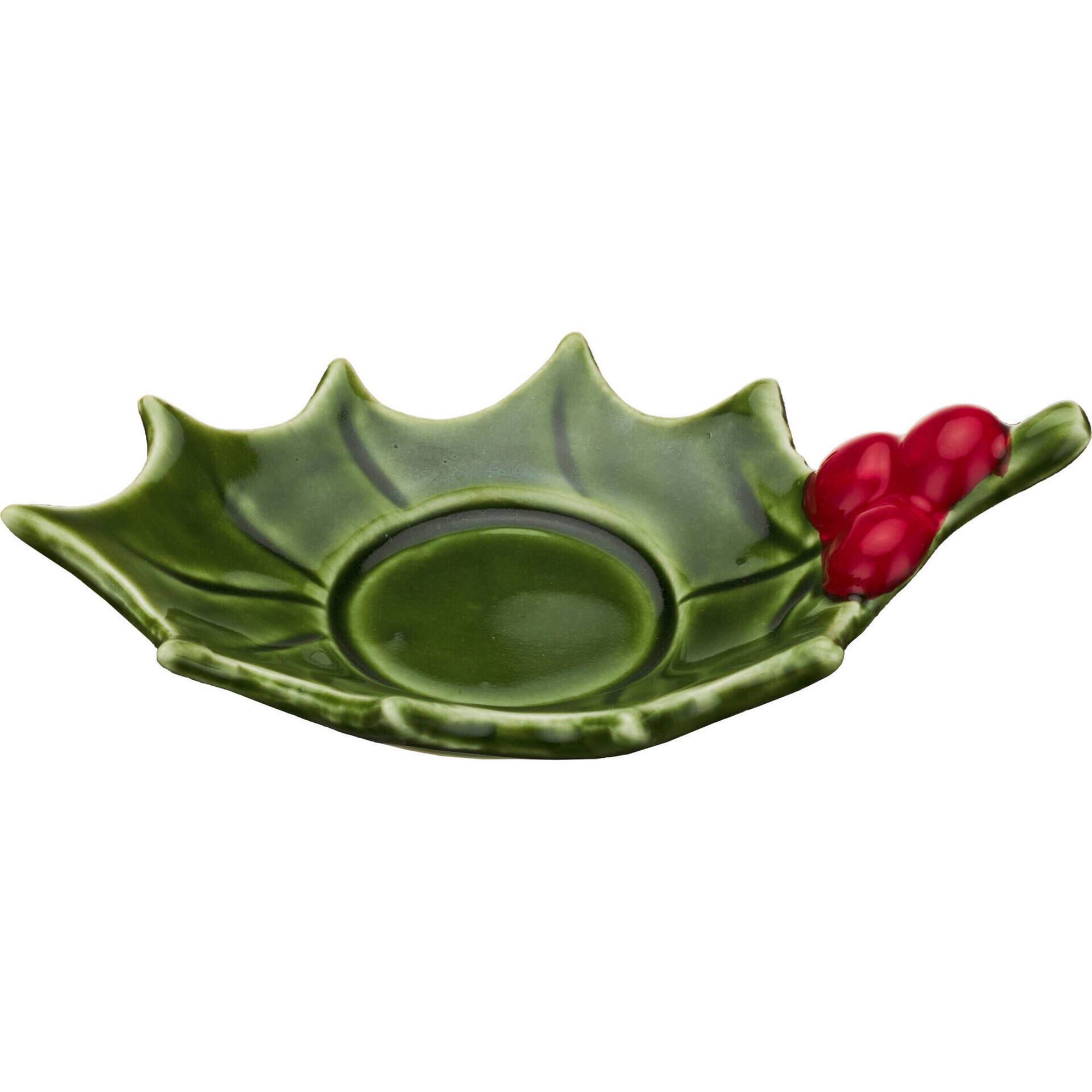 Suporte Tealight Azevinho Cer&acirc;mica Kasa