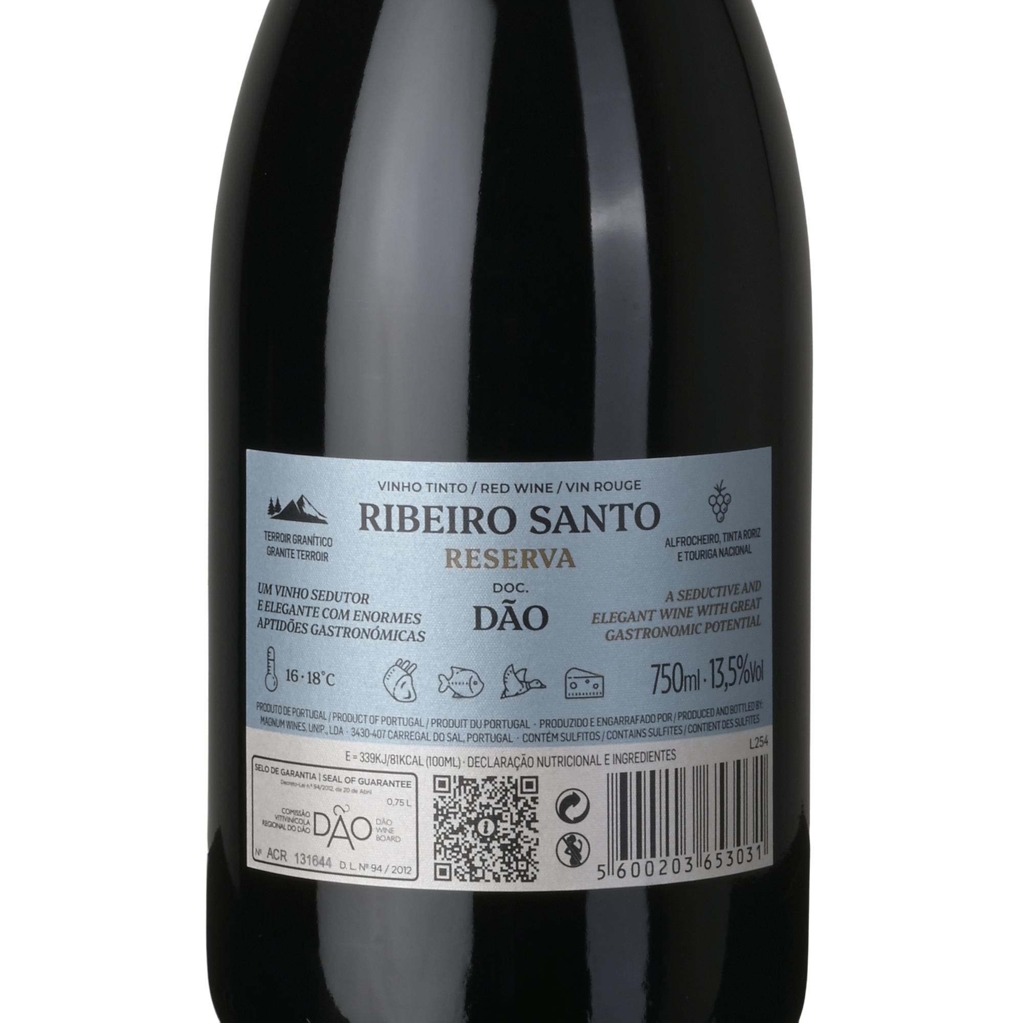 Ribeiro Santo Reserva D&atilde;o Vinho Tinto