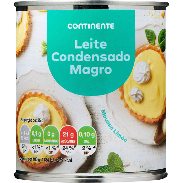 Leite Condensado Magro Continente