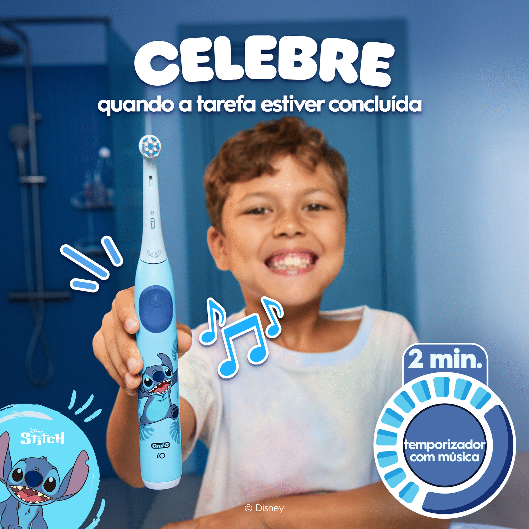 Coffret Escova de Dentes El&eacute;trica Io Stitch Oral-B