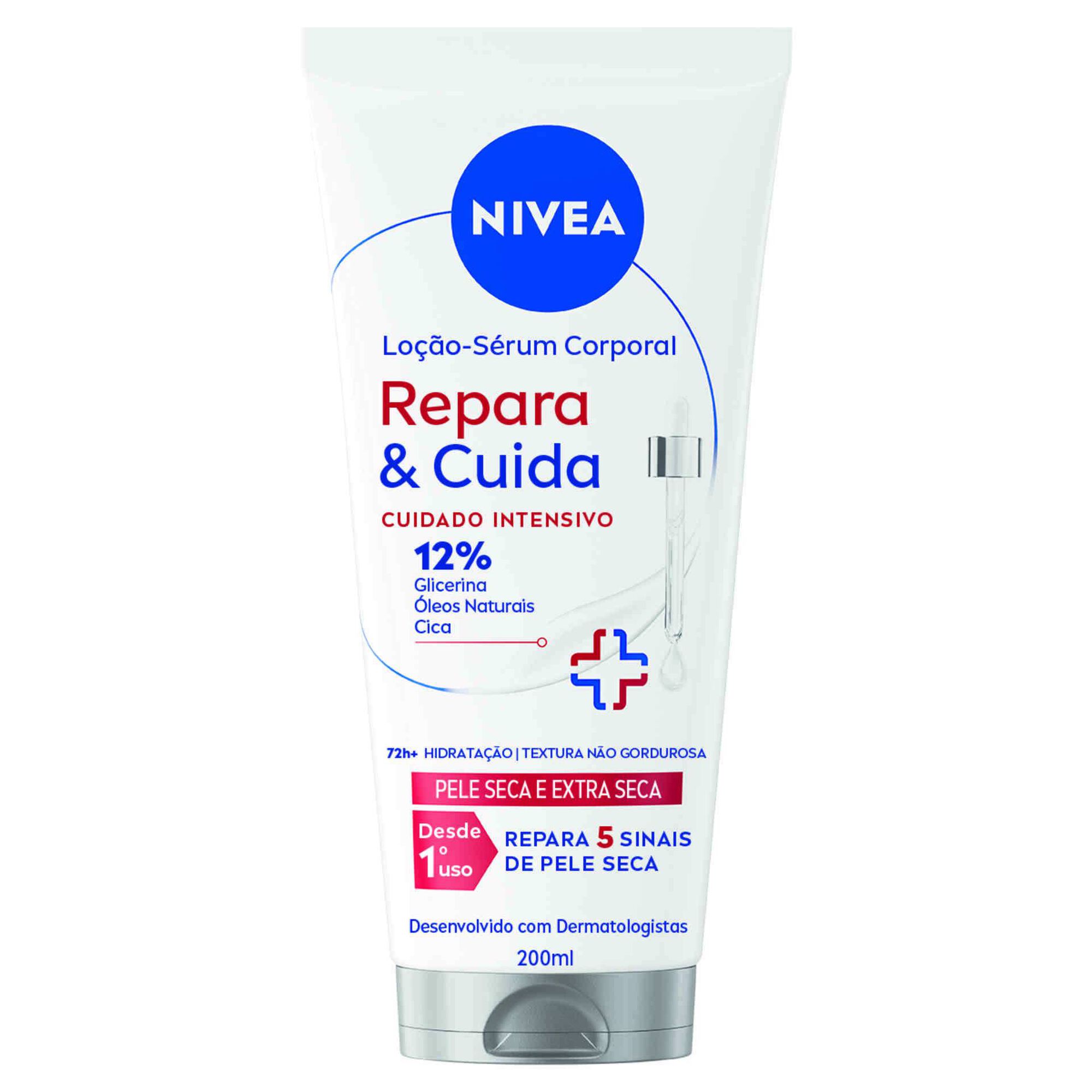 Lo&ccedil;&atilde;o S&eacute;rum Corporal Repara & Cuida Intensivo Nivea