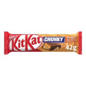 Snack de Chocolate de Leite e Manteiga de Amendoim Chunky Kit Kat