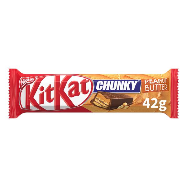 Snack de Chocolate de Leite e Manteiga de Amendoim Chunky Kit Kat
