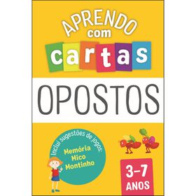 Aprendo com Cartas - Opostos 3-7 Anos