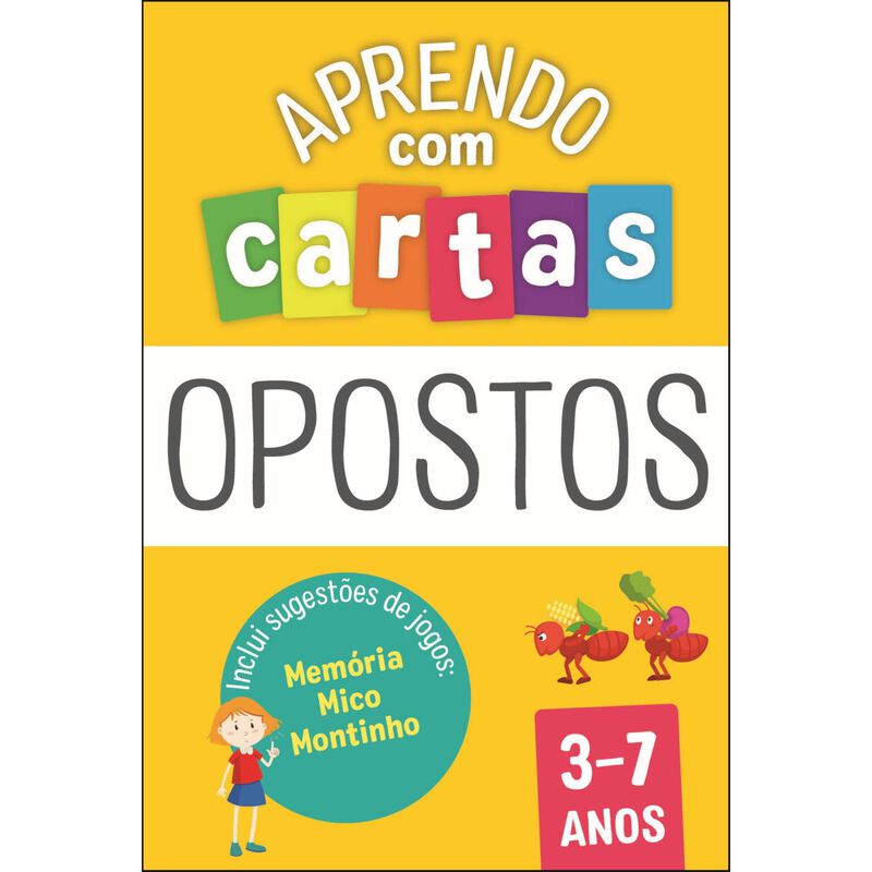 Aprendo com Cartas - Opostos (3-7 Anos)
