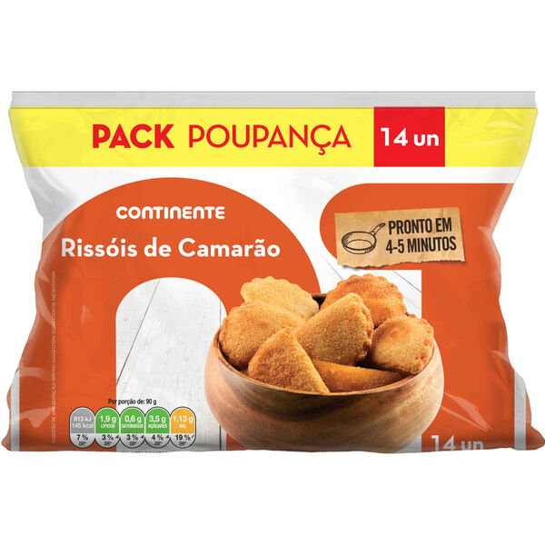 Rissóis de Camarão Pack Poupança Continente