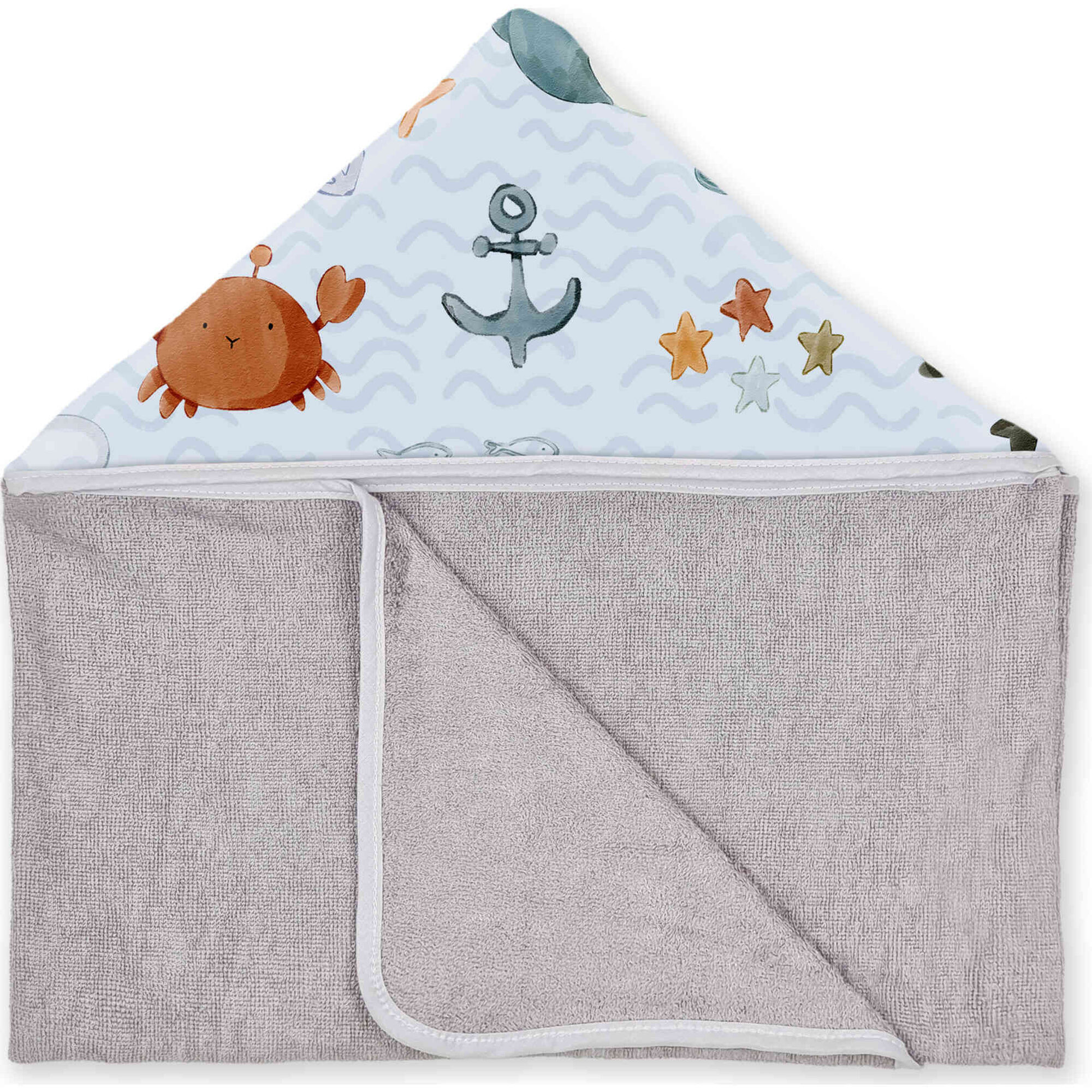 Toalha de Banho Bambu Caranguejo e Amigos