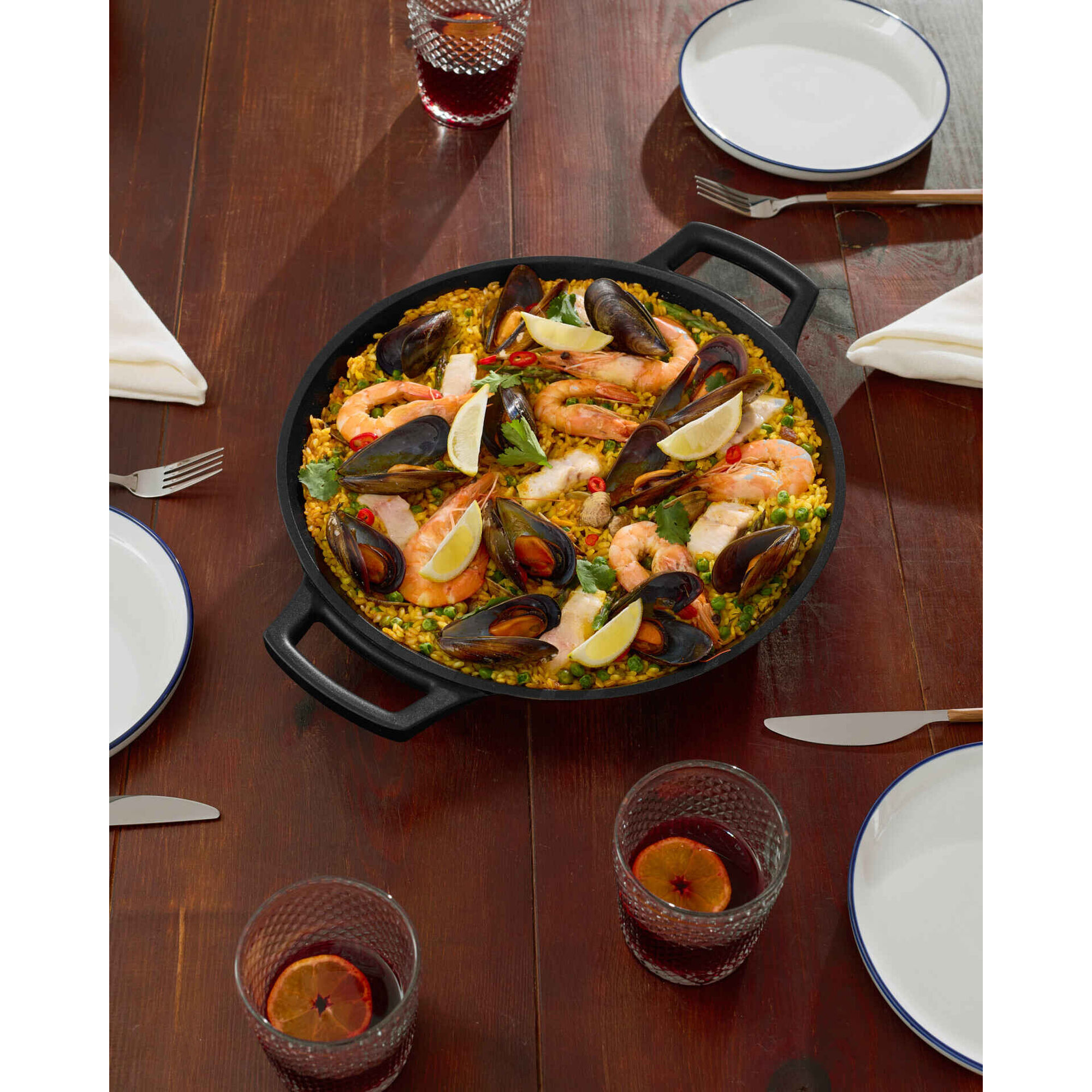 Frigideira 32cm Paelha Kasa