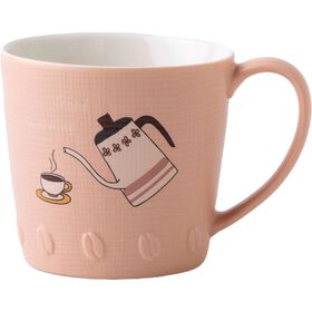 Caneca 390ml Rosa Cafeteira