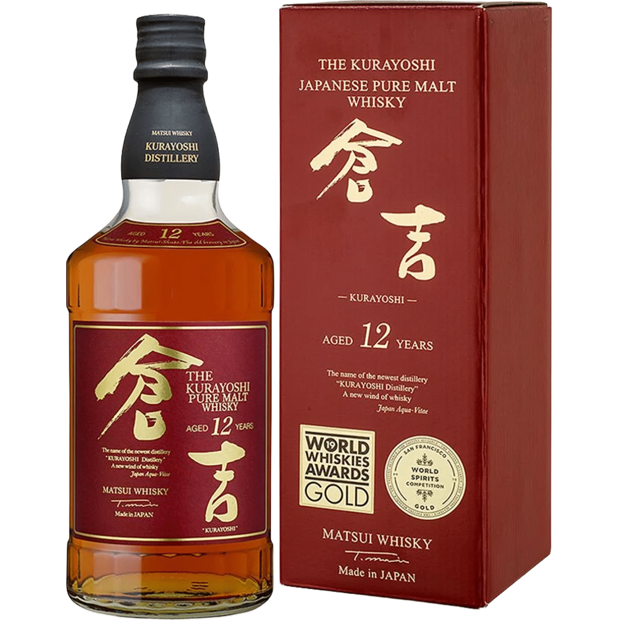 The Kurayoshi Whisky Japon&ecirc;s Pure Malt 12 Anos