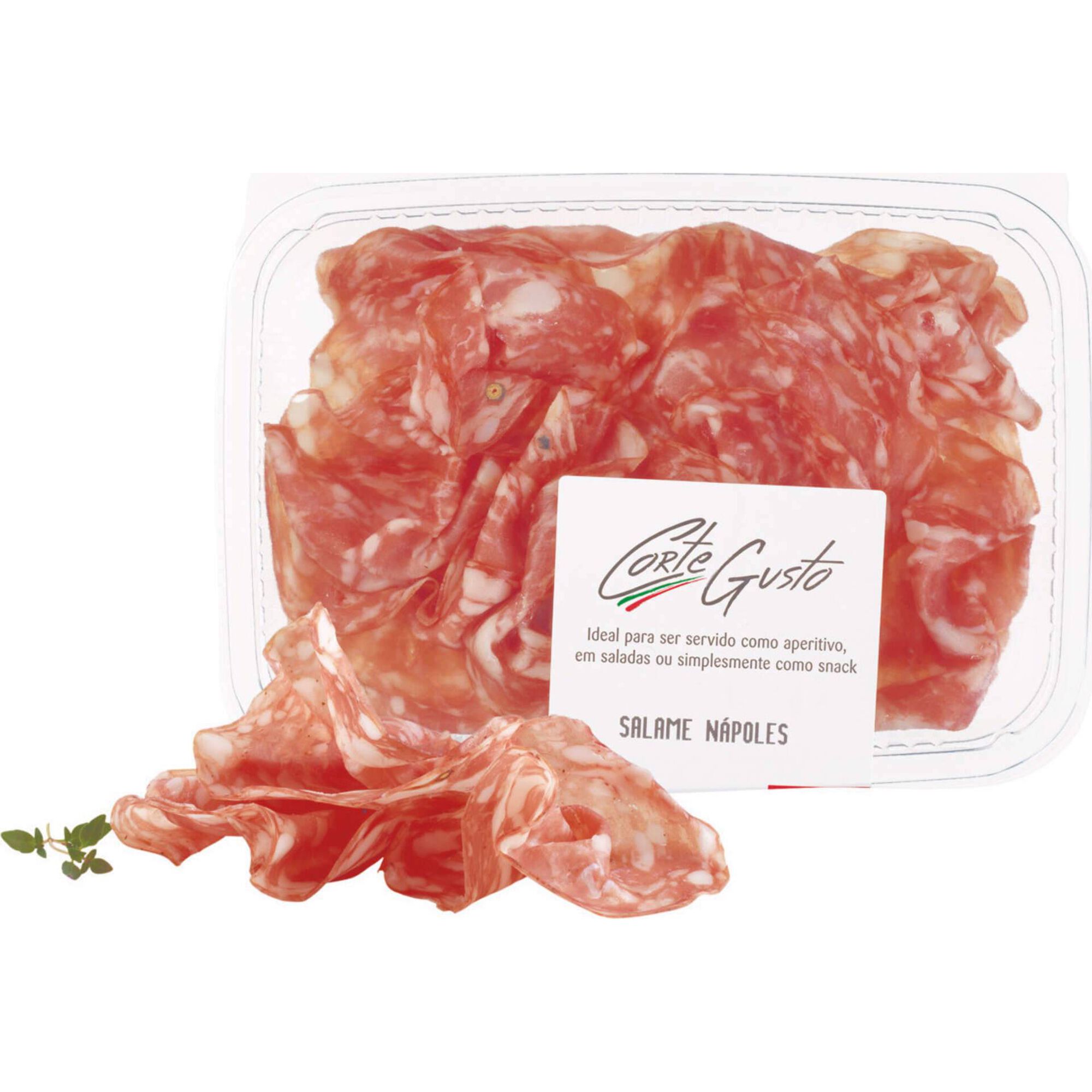 Salame Nápoles Fatiado