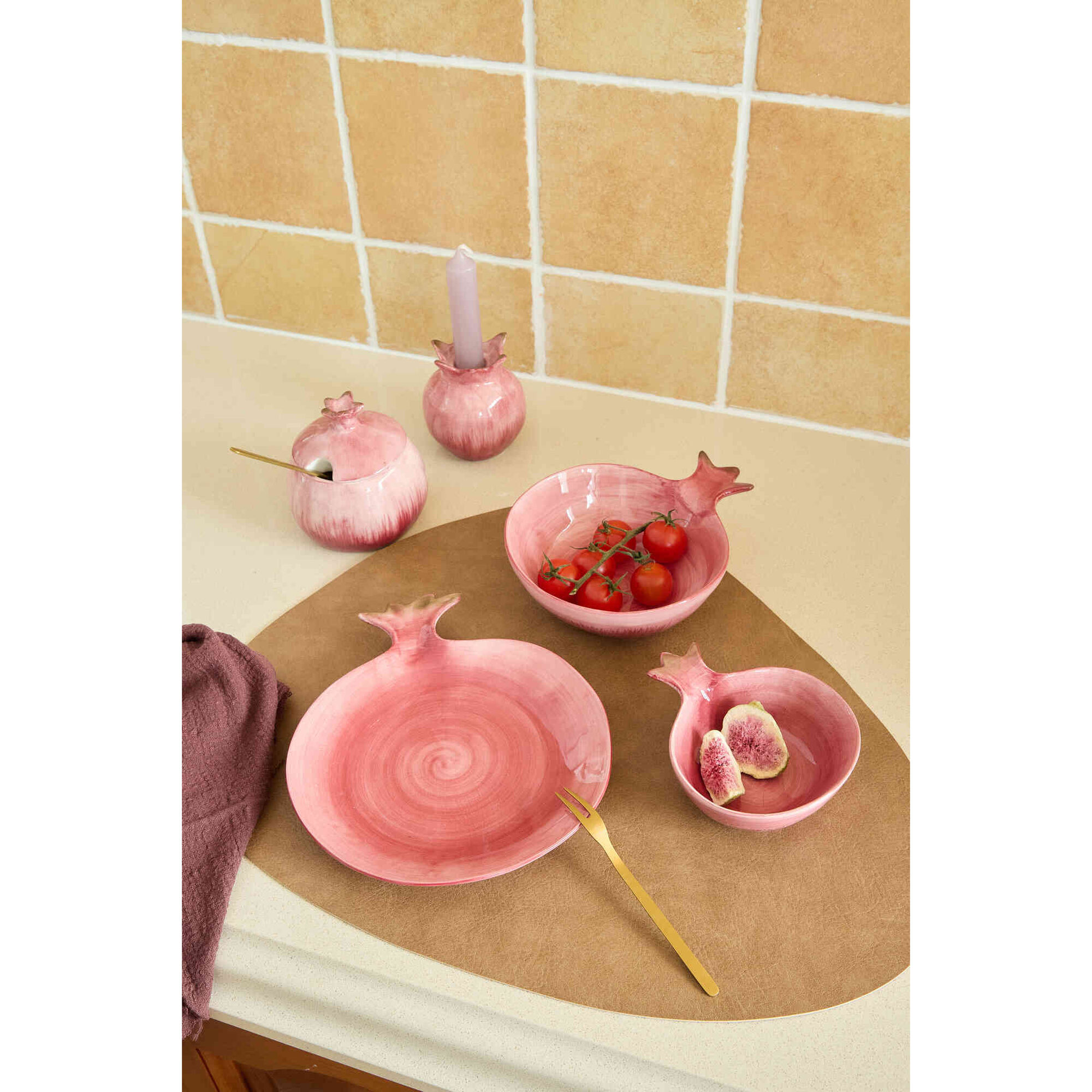 Ta&ccedil;a 250ml Beterraba Jardim Secreto Kasa