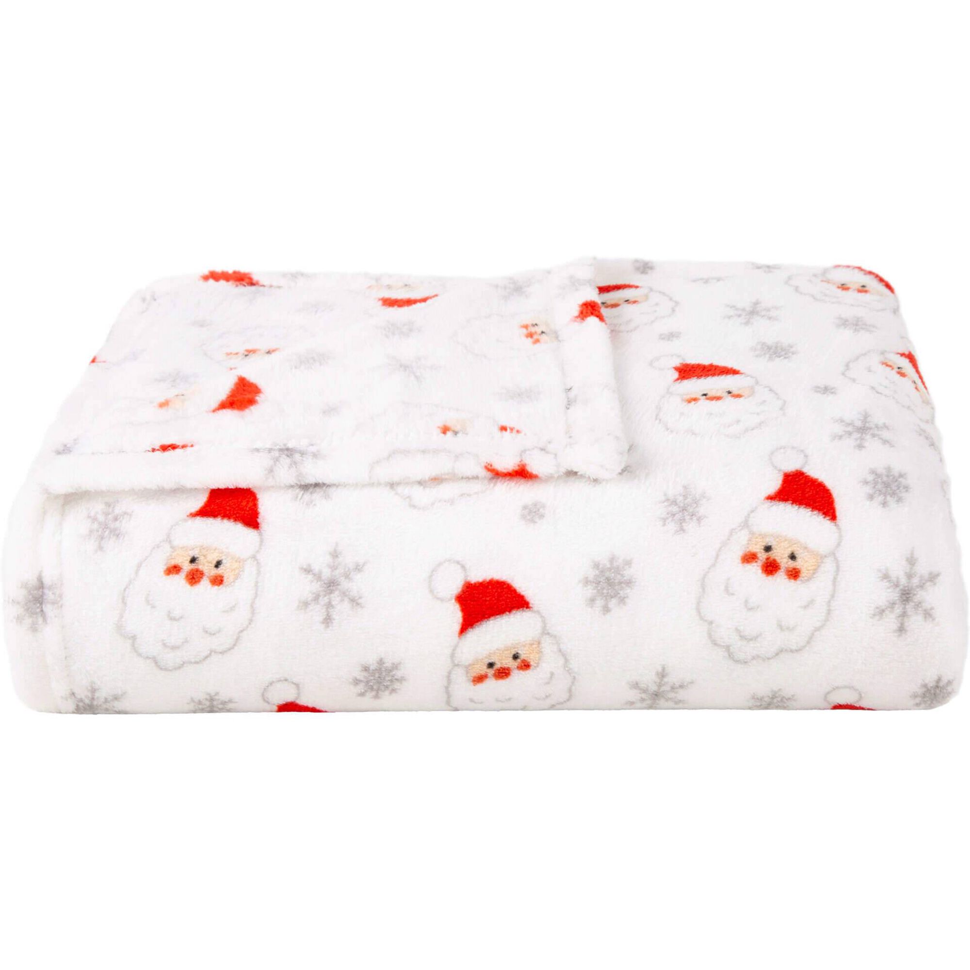 Manta Flanela 160x130cm Pai Natal Kasa