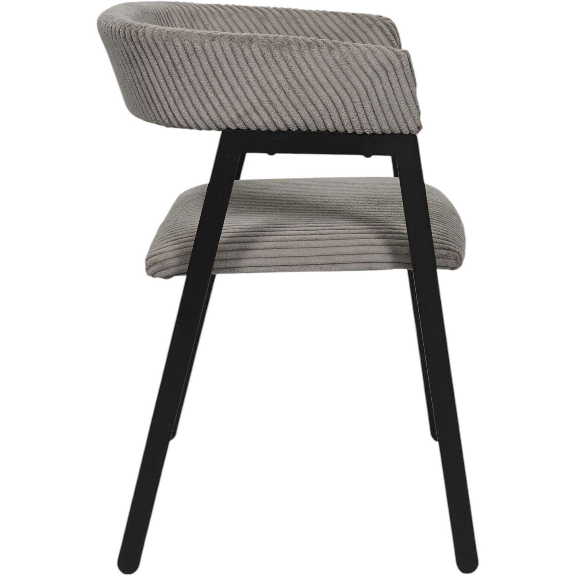Conjunto de 2 Poltronas Estofadas Taupe Scott