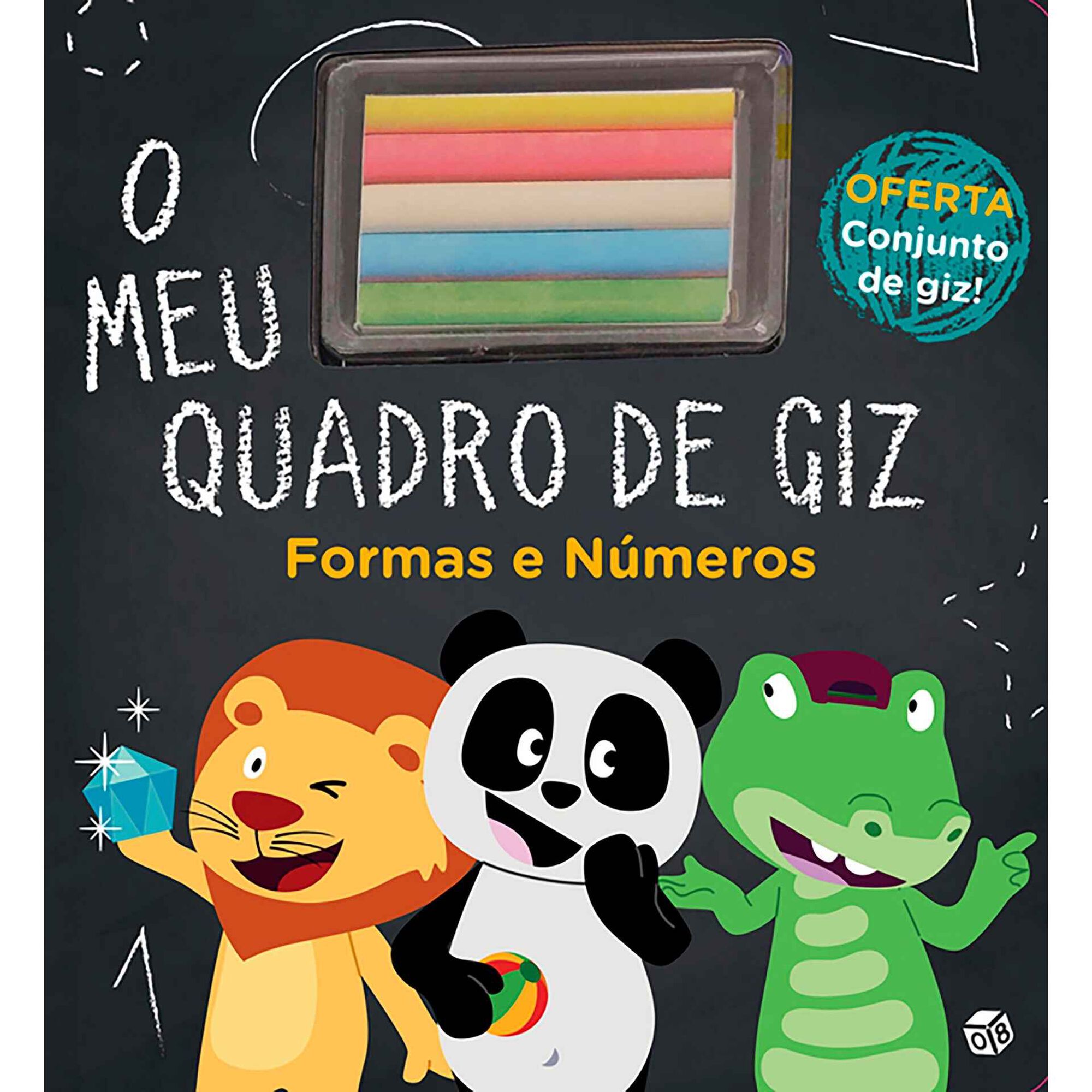 Panda O Meu Quadro De Giz Formas E Numeros Continente Online