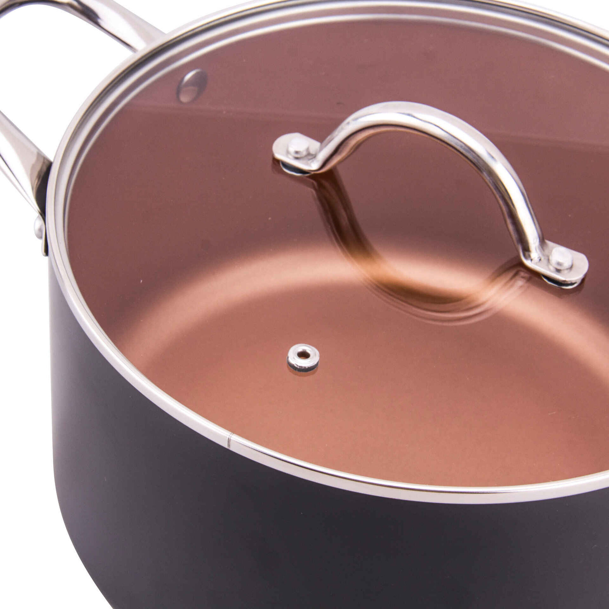 Ca&ccedil;arola Antiaderente Alum&iacute;nio Forno Copper