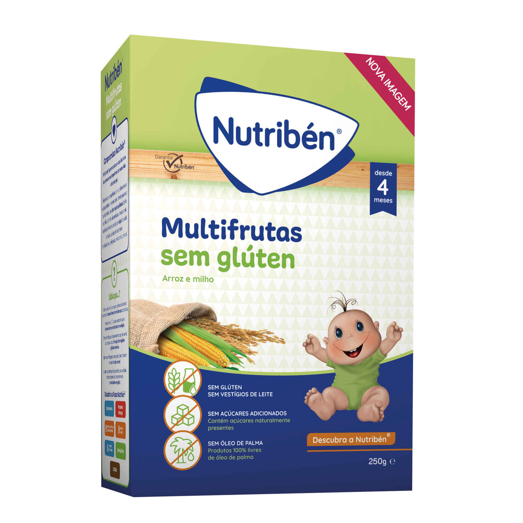 Papa Infantil Farinha Não Láctea Multifrutos +4M Papa Infantil Farinha Não Láctea Multifrutos +4M