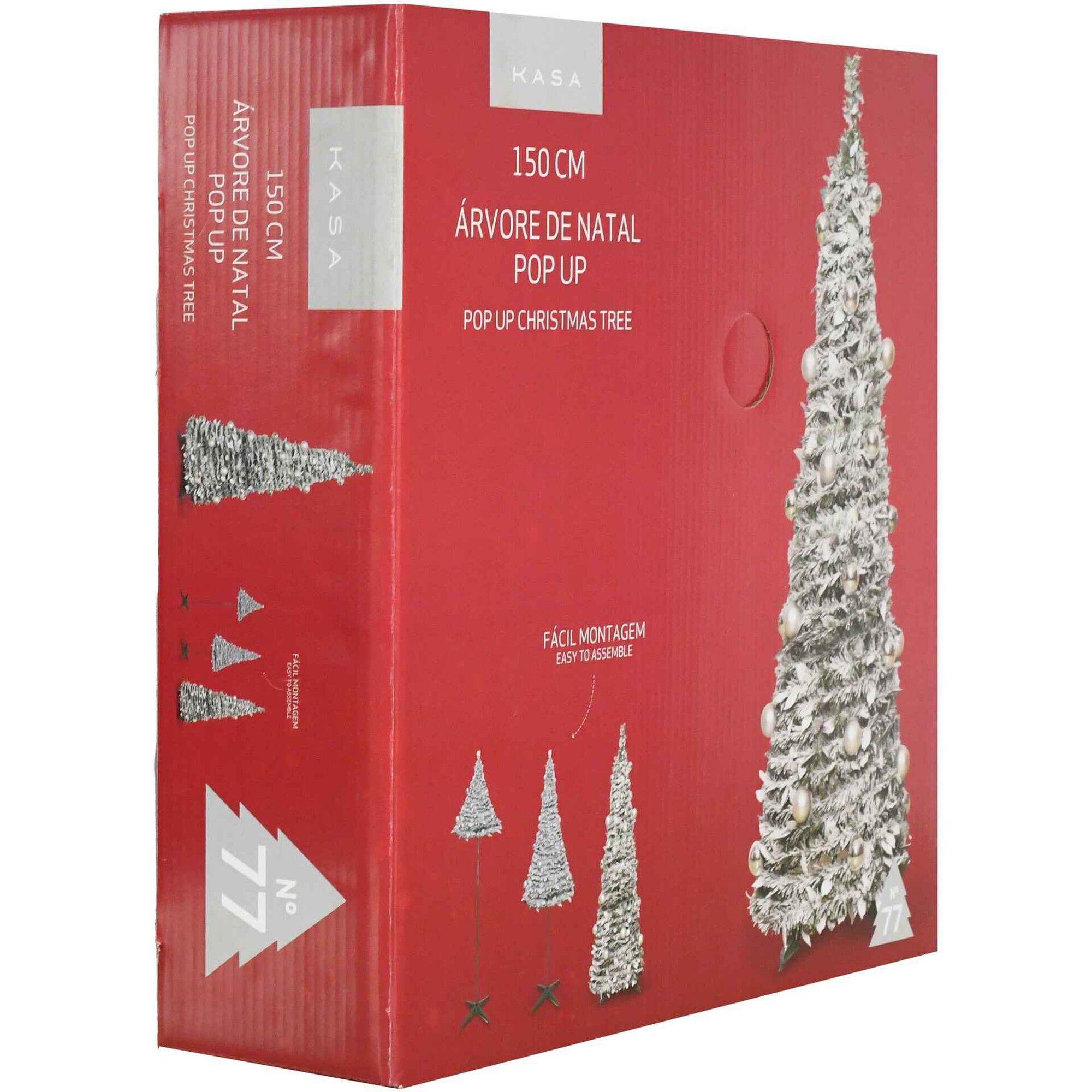 &Aacute;rvore de Natal Pop Up 150 cm Kasa