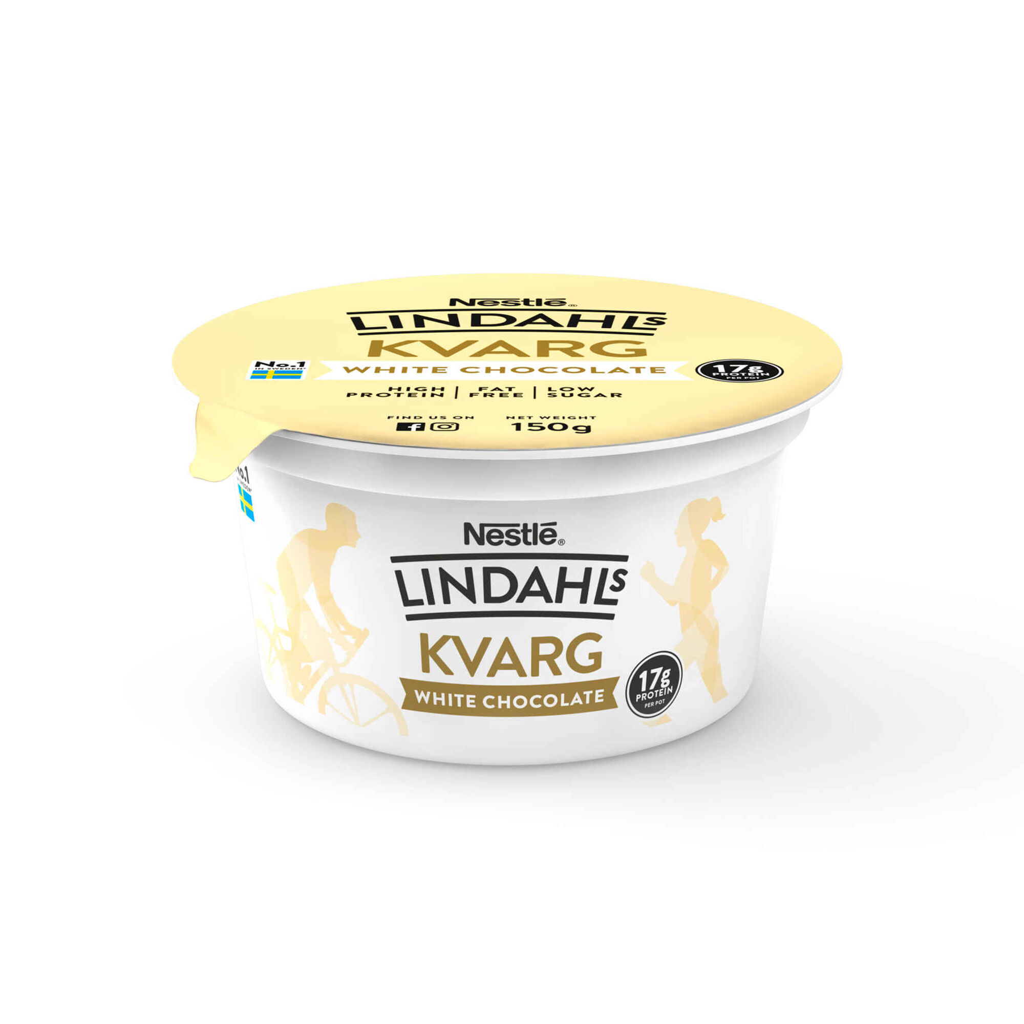 Iogurte Sólido Proteína Chocolate Branco Kvarg Iogurte Sólido Proteína Chocolate Branco Kvarg