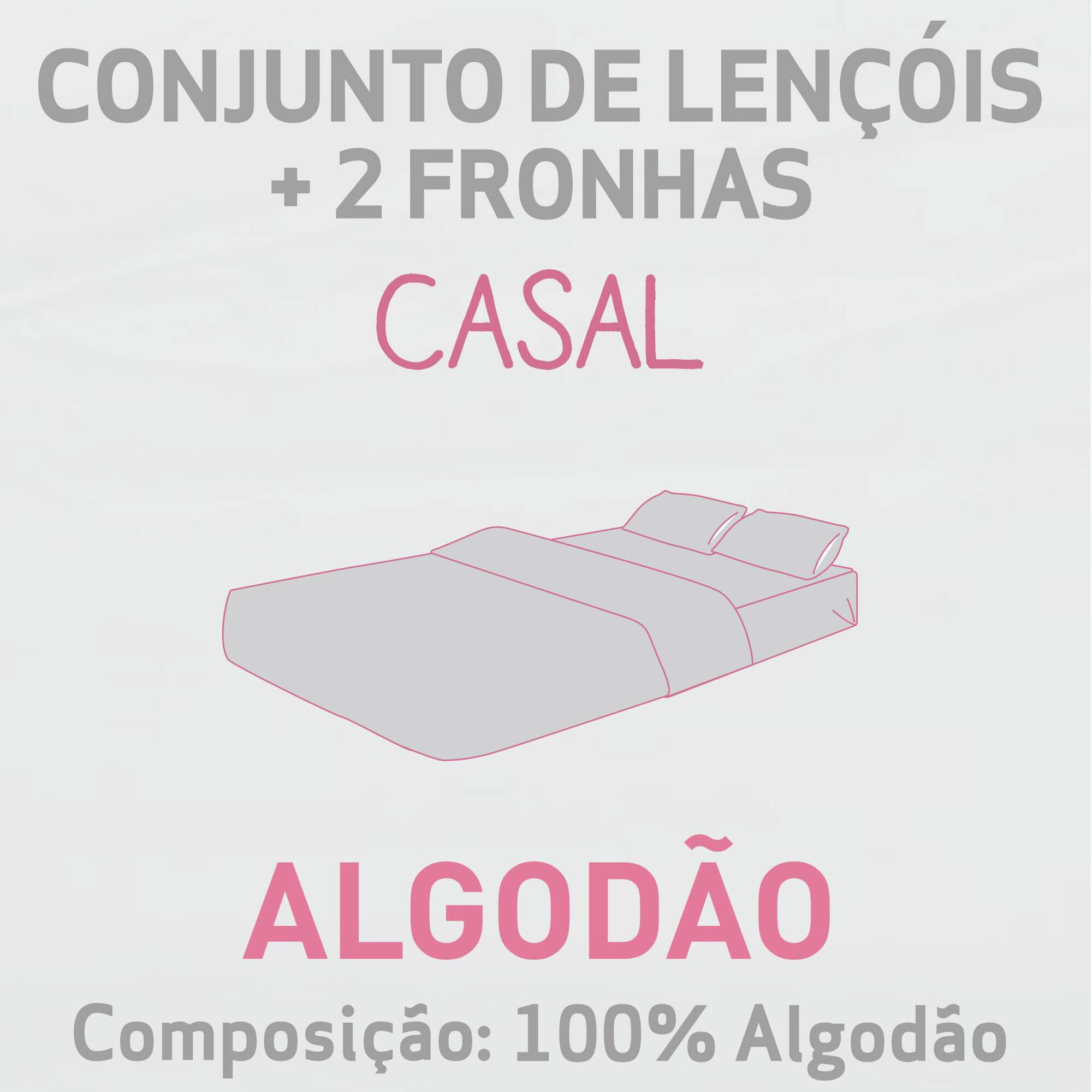 Conjunto Len&ccedil;&oacute;is Algod&atilde;o 220x270cm Verde Kasa