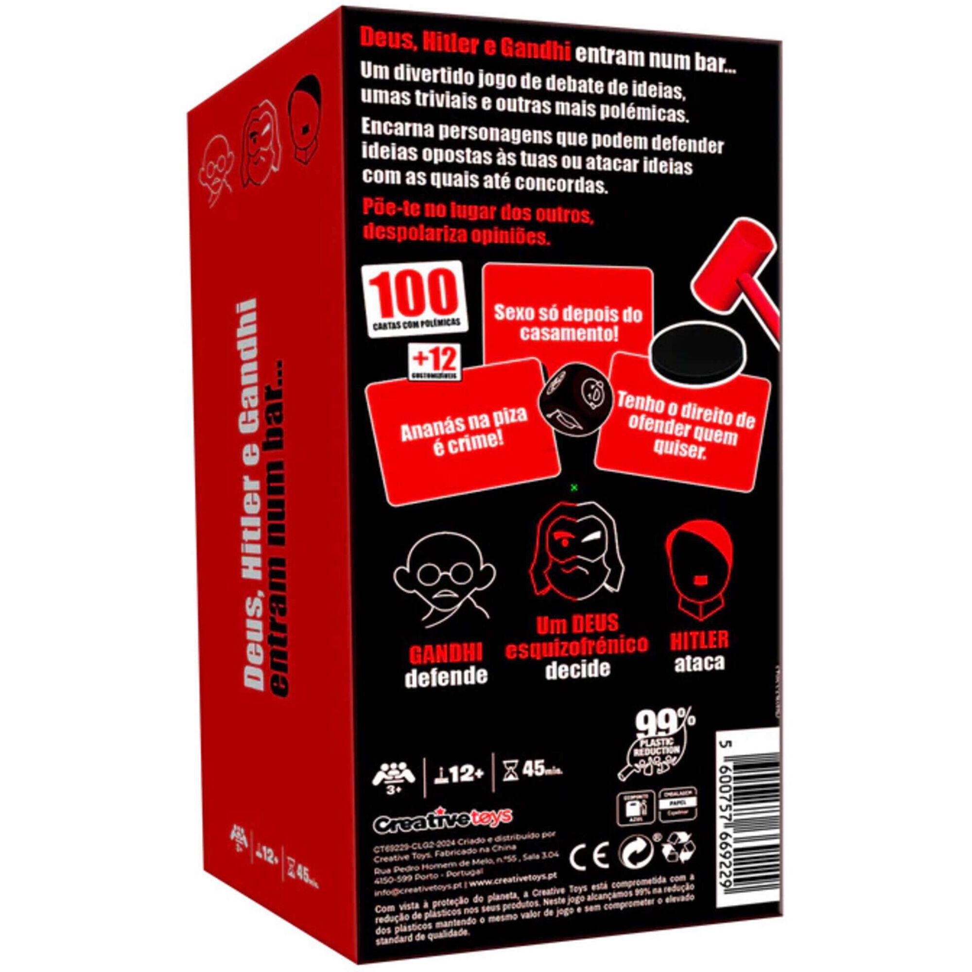 Creative Toys - Jogo Deus, Hitler E Gandhi Entram num Bar