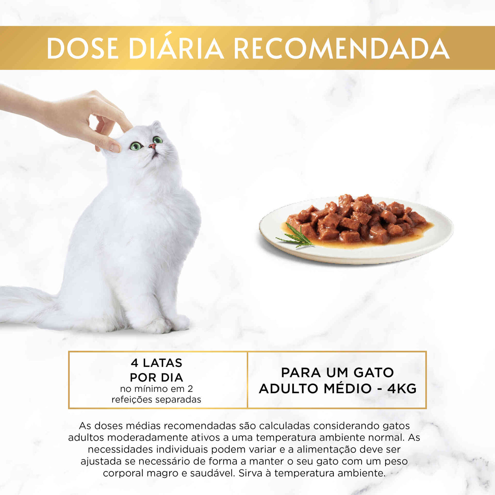Comida Húmida para Gato Adulto Pedacinhos em Molho Vaca