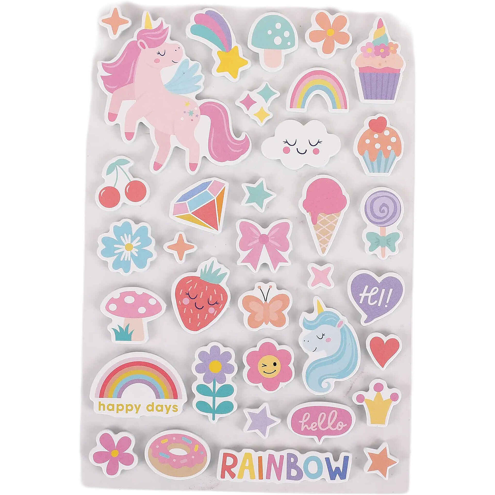 Conjunto de Autocolates Almofadados (v&aacute;rios modelos) Pintura