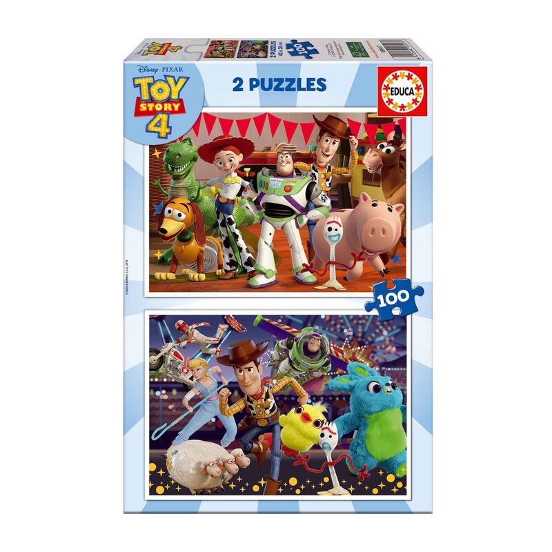 Educa - Puzzles 2x100 Peças (vários modelos)