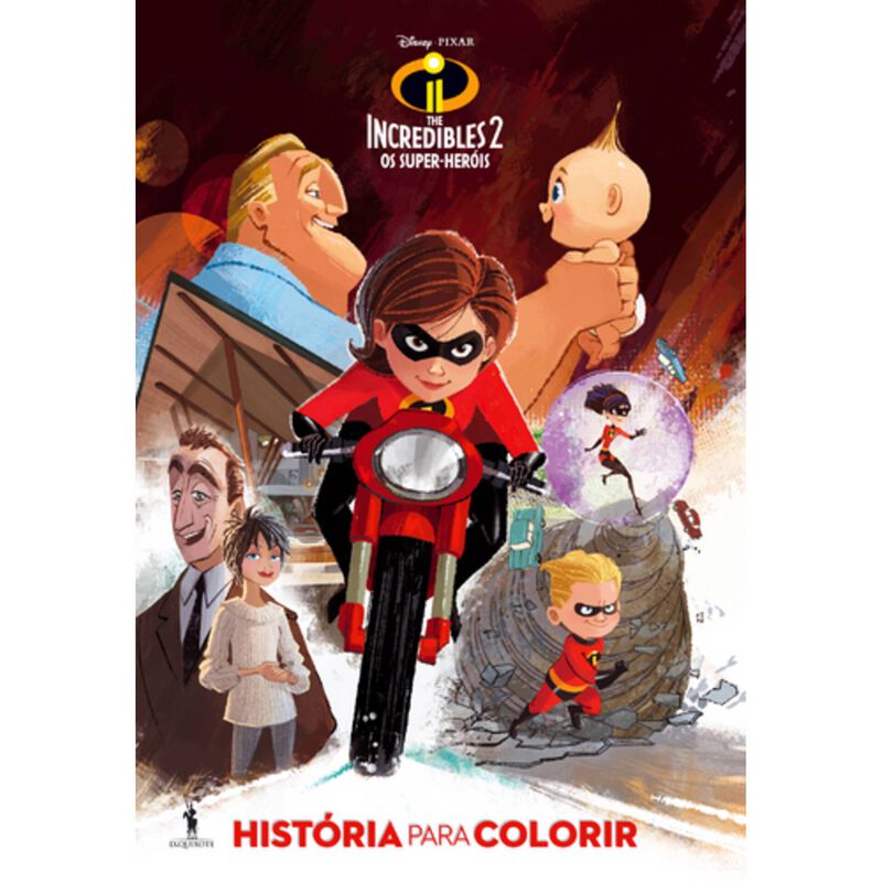 The Incredibles 2 - História para Colorir de Dom Quixote