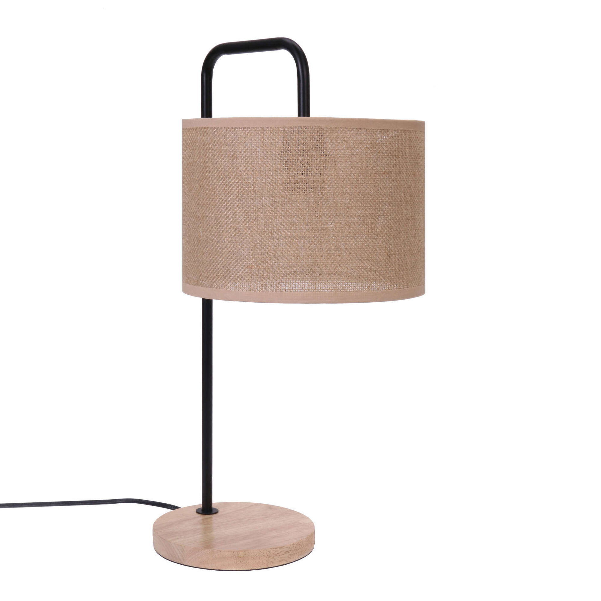 Candeeiro de Mesa Linho Bege Pessoa