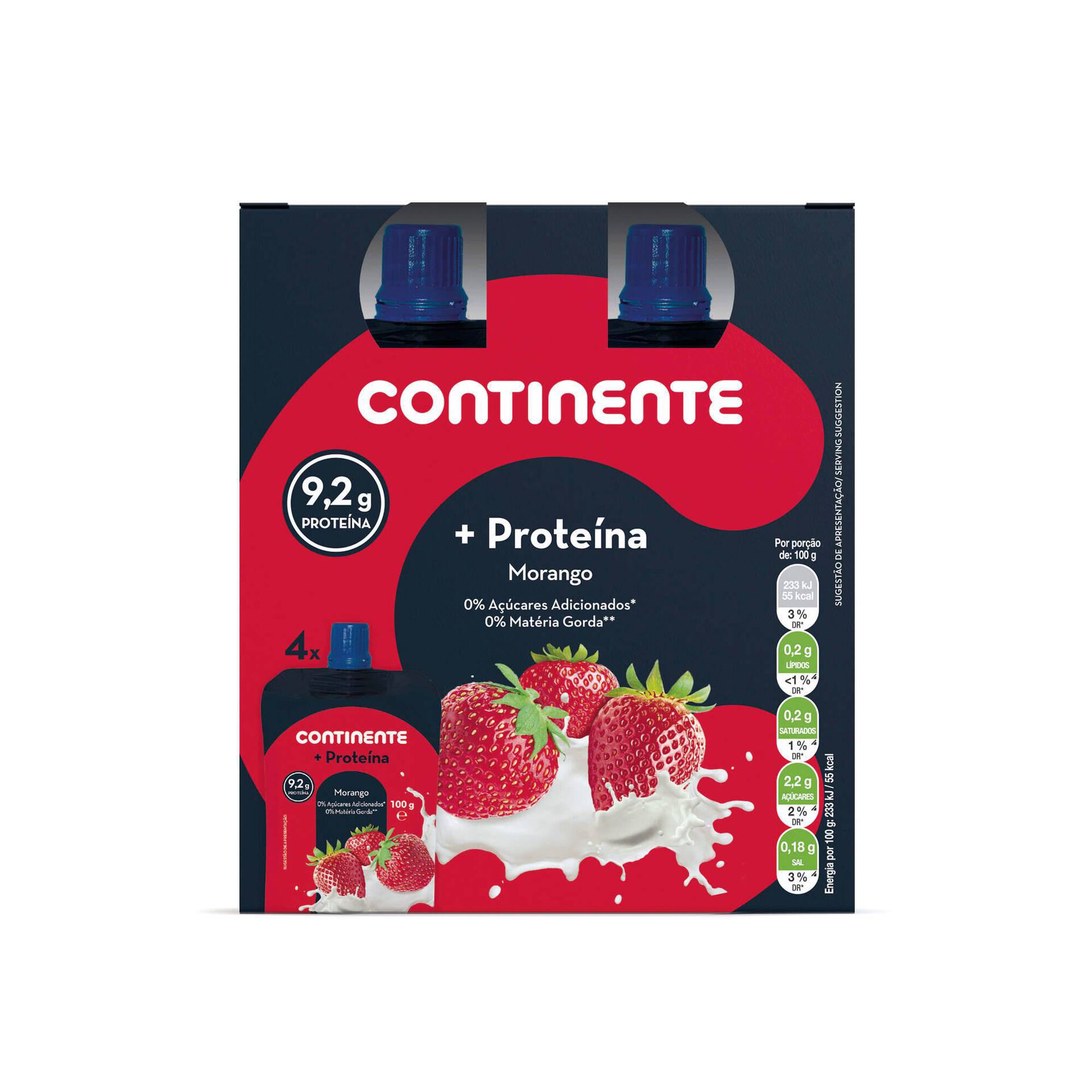 Iogurte Skyr Pouch Morango +Proteína Iogurte Skyr Pouch Morango +Proteína