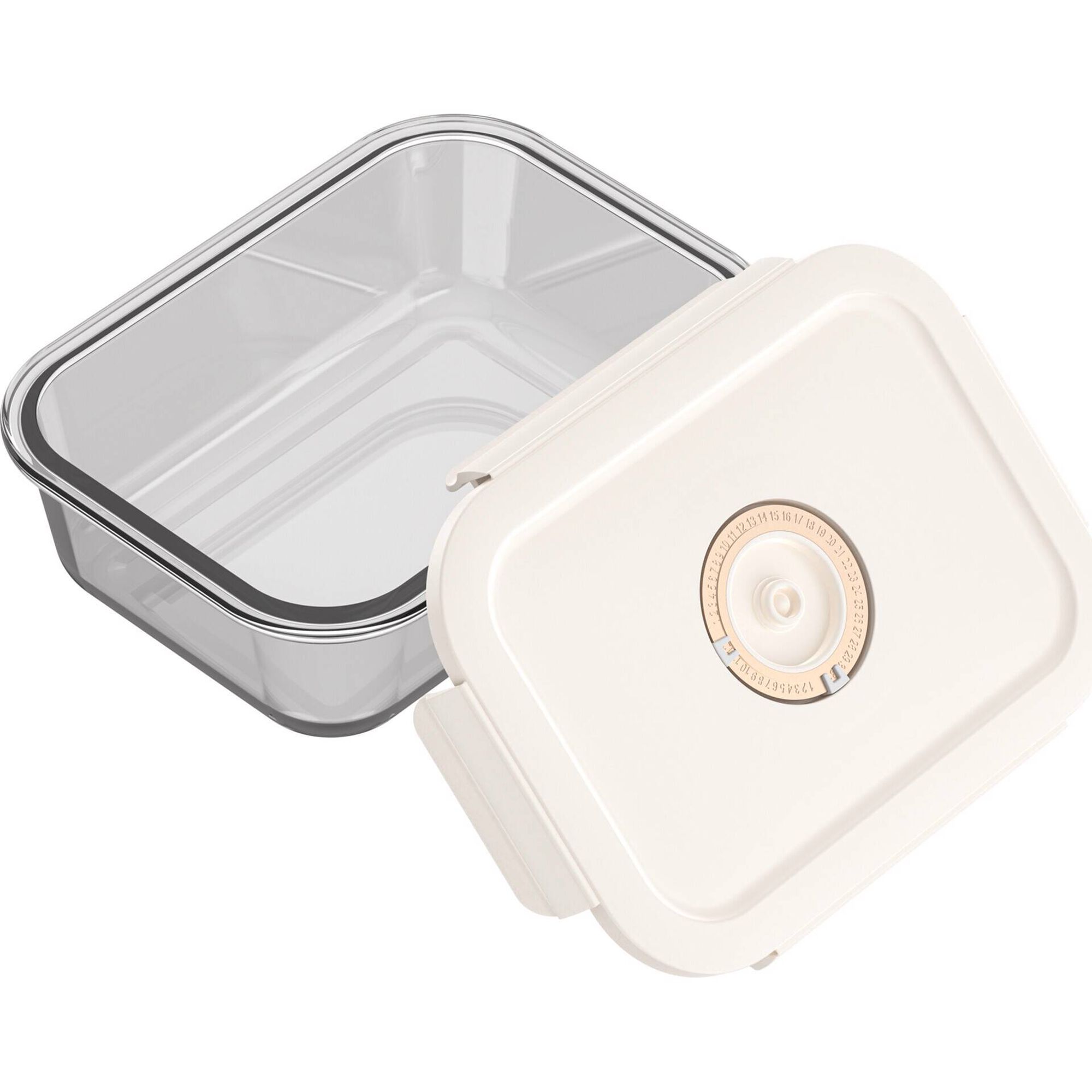 Caixa Vidro 1480ml com Vácuo Caixa Vidro 1480ml com Vácuo