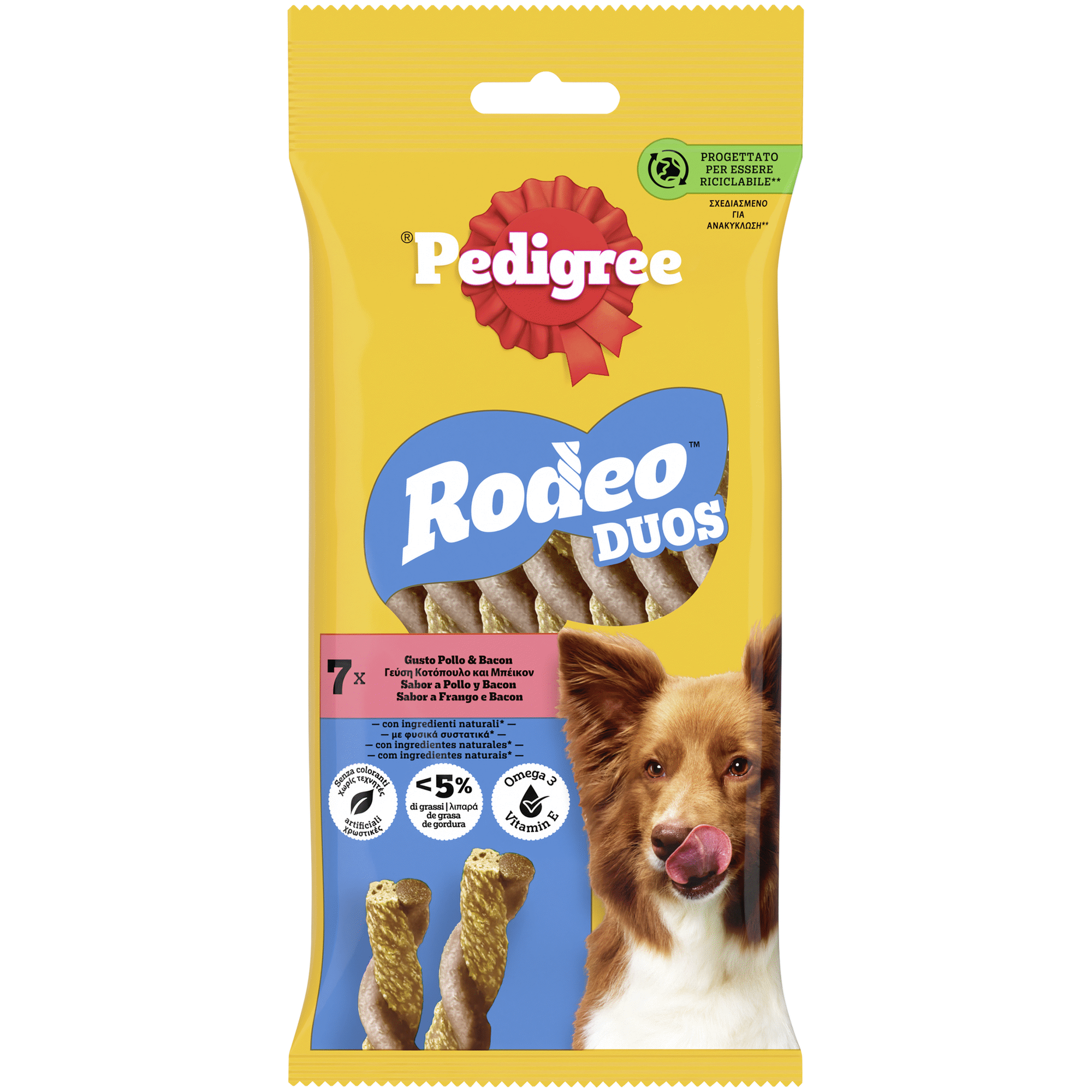 Snack para Cão Rodeo Frango e Bacon