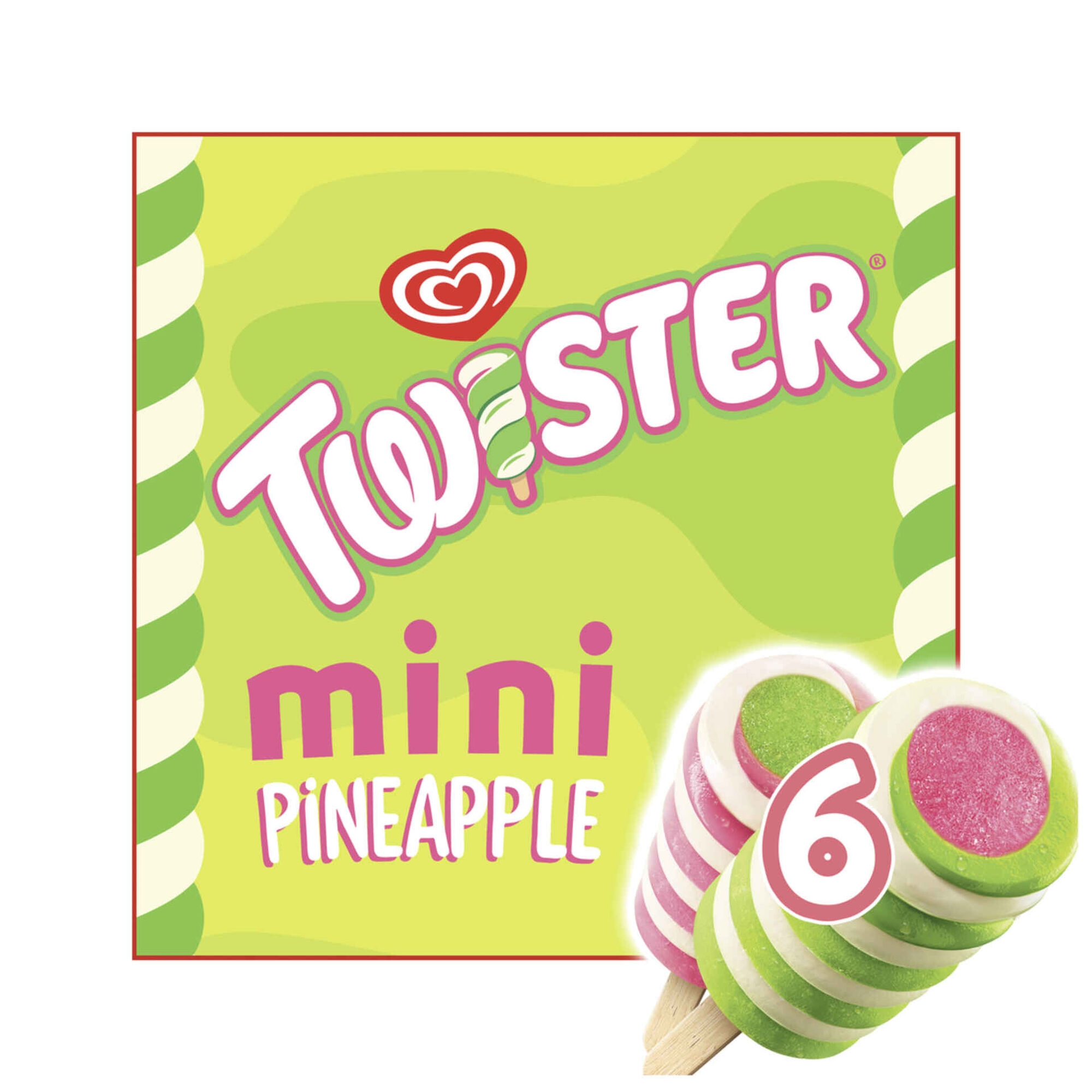 Gelado Mini Twister Ananás