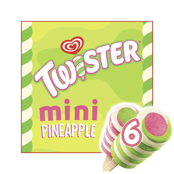Gelado Mini Twister Ananás Olá