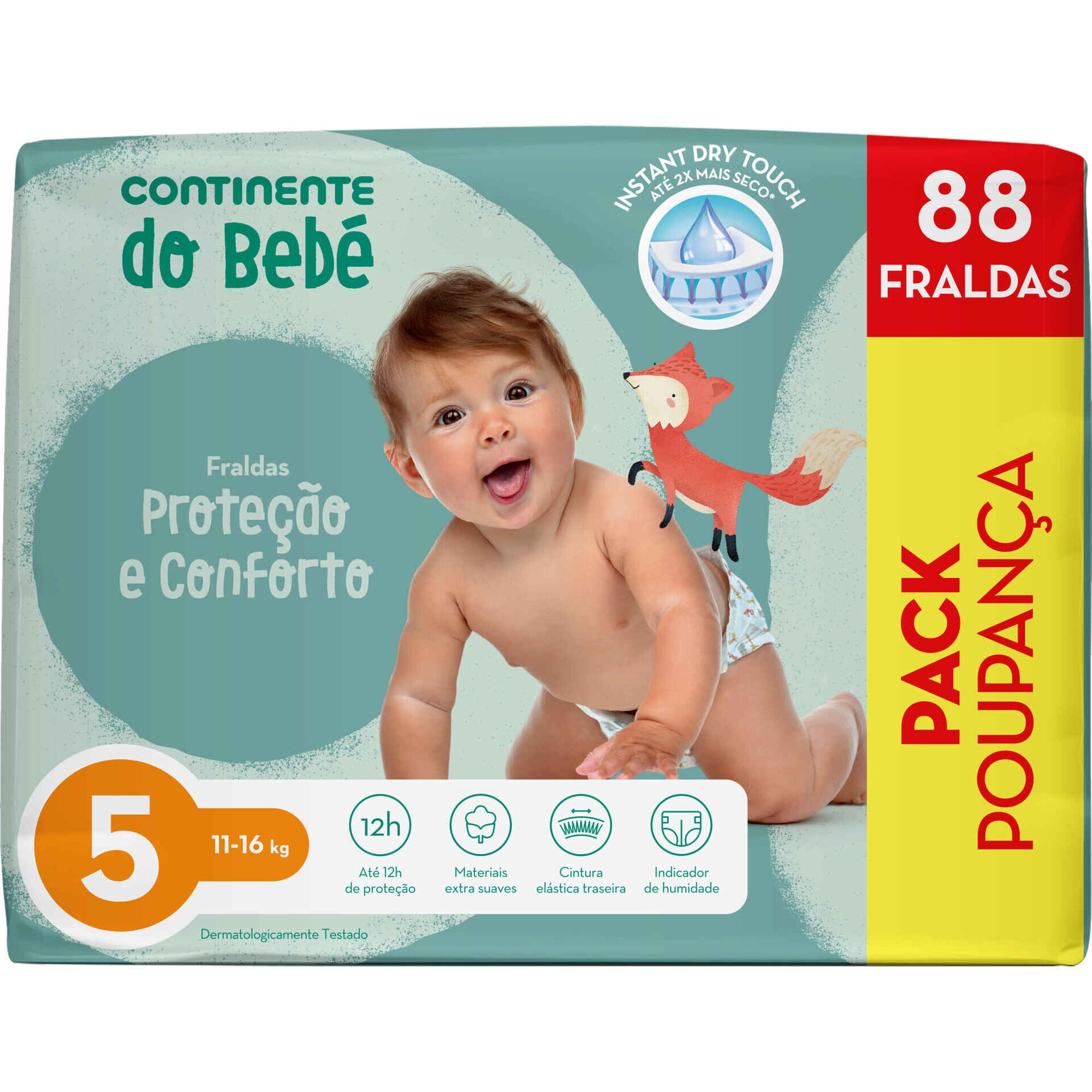 Fraldas Proteção e Conforto 11-16kg T5