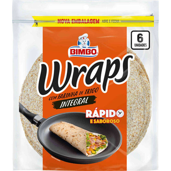 Tortilhas de Trigo Integrais Bimbo