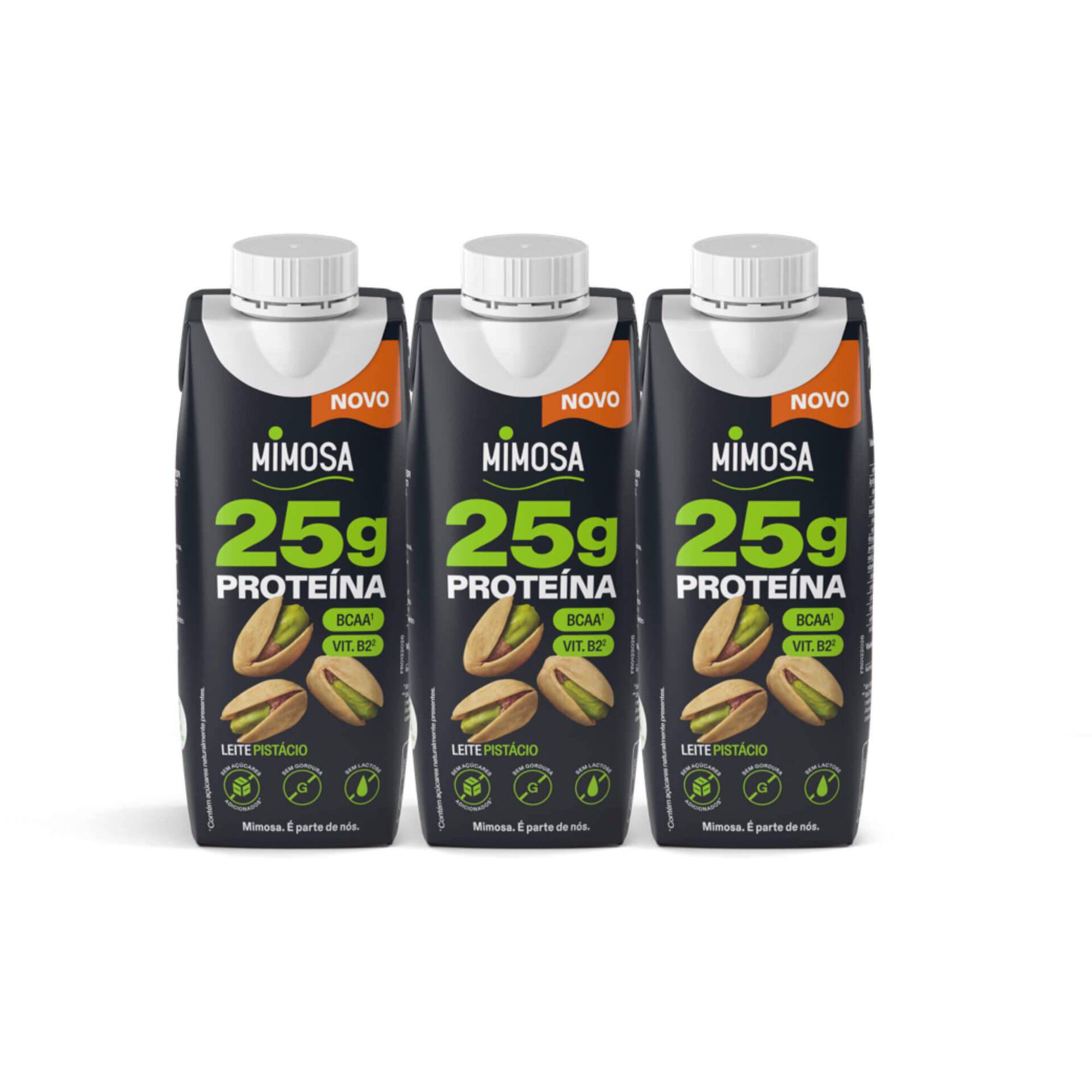 Leite Prote&iacute;na Pist&aacute;cio Mimosa
