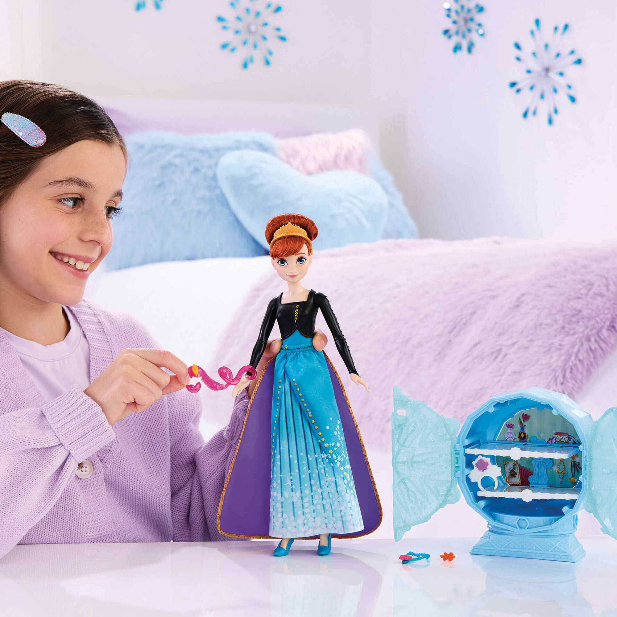 Disney - Boneca Princesa Jewel Reveal Anna