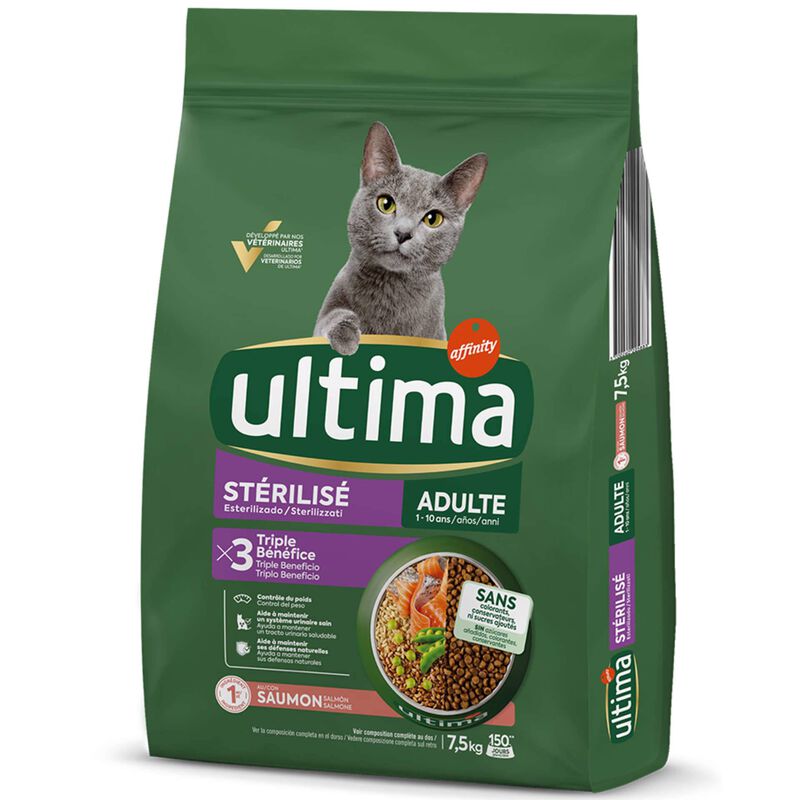 Ração para Gato Adulto Esterilizado Salmão Affinity Ultima
