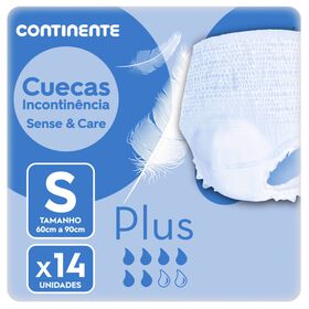 Cuecas Incontinência Sense & Care Plus S Cuecas Incontinência Sense & Care Plus S