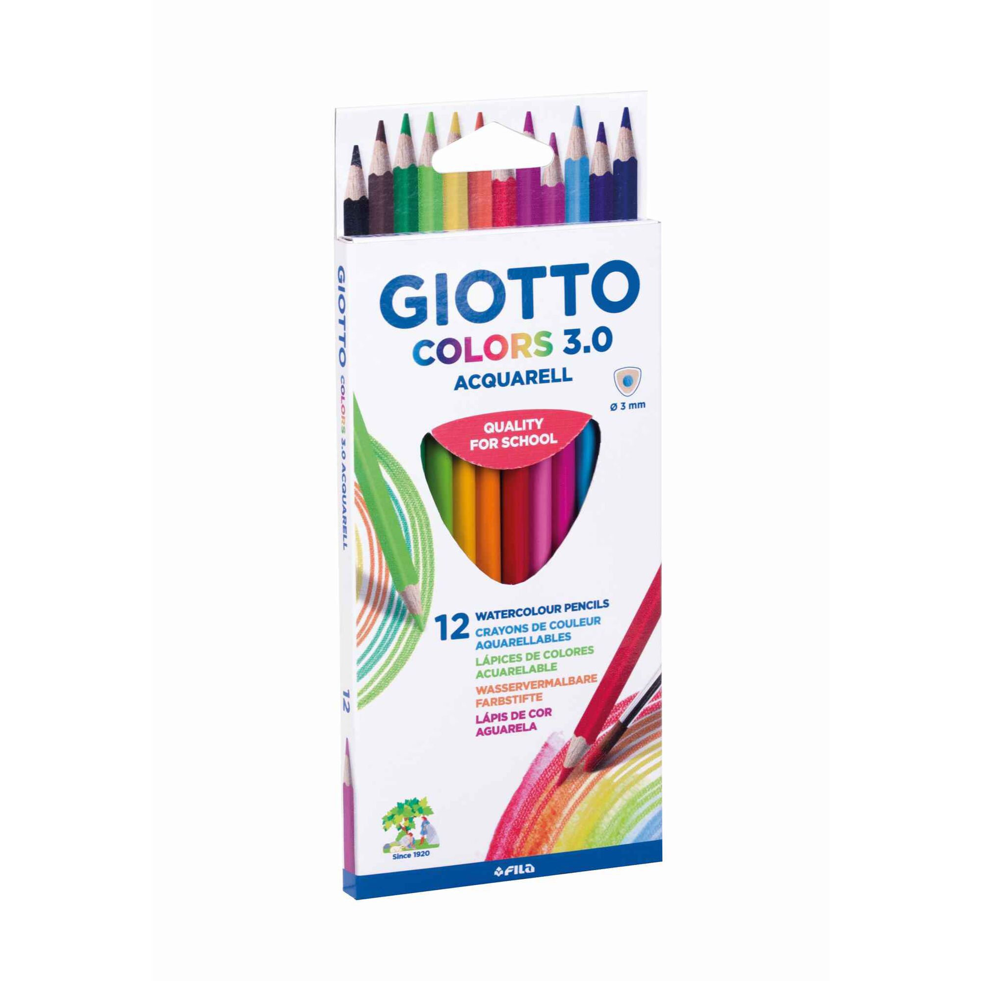 Aguarelas em L&aacute;pis Colors 3.0 Acquarell Giotto